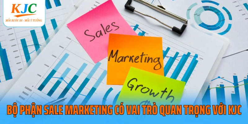 Bộ phận sale marketing có vai trò quan trọng với KJC